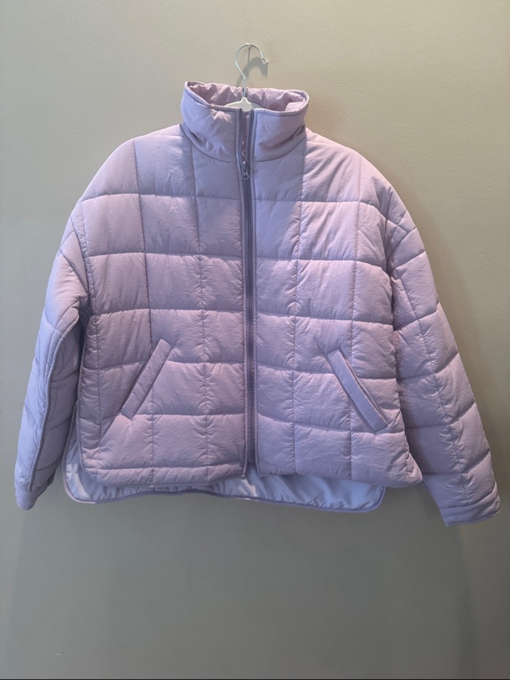 EUC Lavender Quilted Puffer Jacket - Large